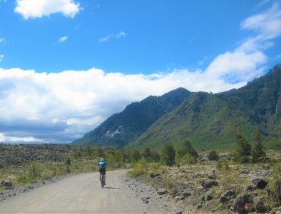 Keith Aungiers Cycling on the  tour with redspokes